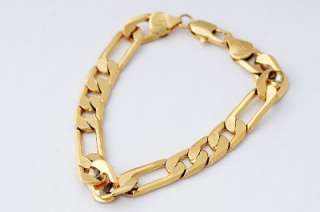 20g 18K Solid Yellow Gold Filled Mens Bracelet Chain B10