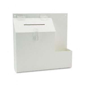  deflect o  Plastic Suggestion Box with Locking Top, 13 3 