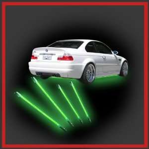  LED Under Car Lighting Kit   Green (4 pcs): Automotive
