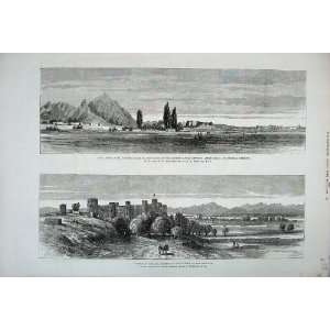   1880 Castle Girishk Valley Helmund Afghan War Burrows