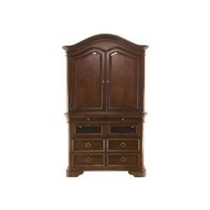    Heritage Court Cocoa Brown 2Pc Bedroom Armoire