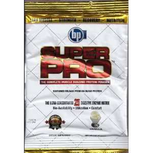 Bpi Super Pro Vanilla Muscle Building Powder Single Serving 44g, Pack 