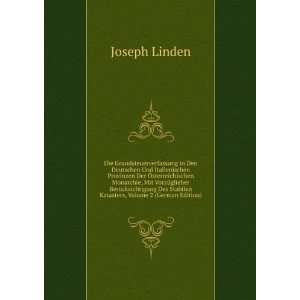   Stabilen Katasters, Volume 2 (German Edition) Joseph Linden Books