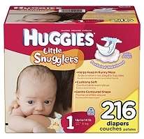   Little Snugglers Size 1   2 & New Born Disposable Diapers Baby  