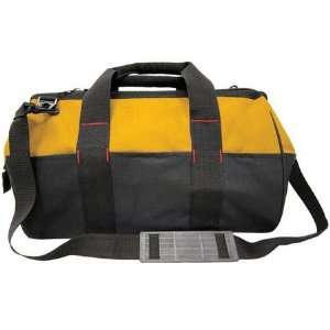  Soft Sided Tool Bags Wide Mouth Tool Bag,22 Pkt,Yellow/Blk 