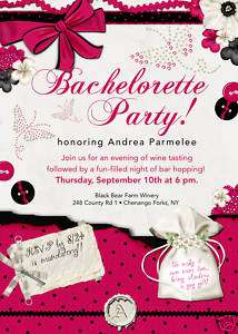 Personalized Bachelorette Party Invite  