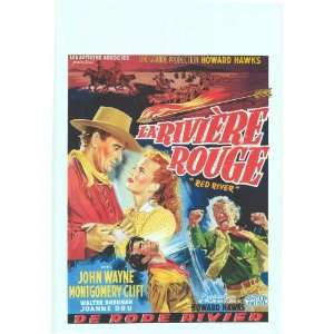 Red River Movie Poster (14 x 22 Inches   36cm x 56cm) (1948) Belgian 