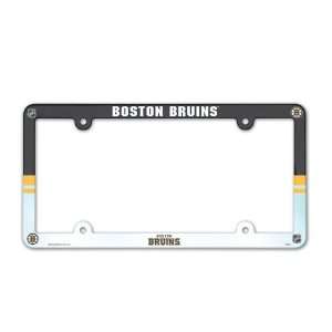  Boston Bruins Official 12x6 License Plate Frame Plastic 