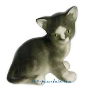  Lomonosov Porcelain Collectible Figurine Kitten Papamosha 