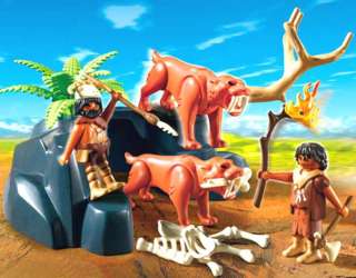 PLAYMOBIL® 5102 Saber Toothed Cat with Hunters with  