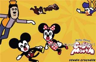 Disney Cubic Mouth Mickey Mouse Black Ballpen Pen  