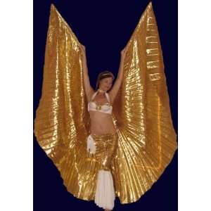  Belly Dance Isis Wings Leopard Print Gold RARE!: Toys 