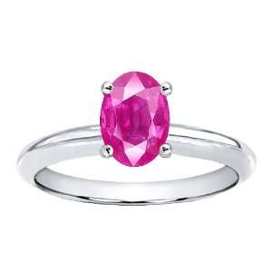  1.00 cttw Tommaso Design(tm) Genuine Pink Sapphire 