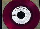 Tony Bennett Who Can I Turn To 1964 Red Vinyl PROMO 45 CLEAN