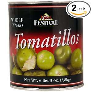 Festival Whole Tomatillos, 6 lbs.3 oz. (Pack of 2):  