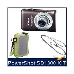  PowerShot SD1300 IS Digital ELPH Camera (Brown), 12 MP, 4x 
