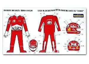 Decal F1 Ferrari F 248 Micheal Schumacher Figure 120  