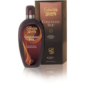   : Chocolate Silk Swedish Beauty Indoor Tanning Lotion 8.05oa.: Beauty