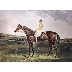 Bendigo Etching , Horse Racing Steeple Chasing Engraving Intaglio 