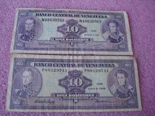 Venezuela Currency Collection Lot_9 Banknotes  