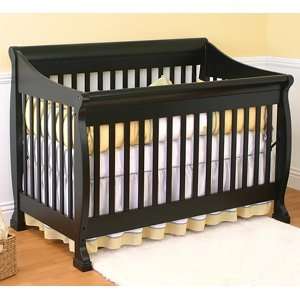  Diana Convertible Crib Finish Matte Black Baby