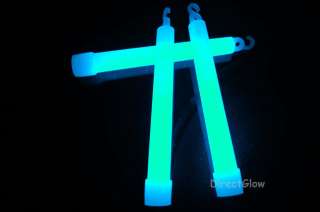 25  6 inch 15mm White Jumbo Glow Sticks W/Lanyards 738435652364  