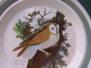 Portmeirion Colorful Birds Of Britian Barn Owl Plate  