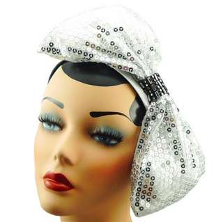 Super Big Bow Sequin Featival Headband Headwrap HB015  