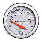 Stewart Warner Maximum Performance Electrical Oil Pressure Gauge 2 1 