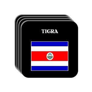  Costa Rica   TIGRA Set of 4 Mini Mousepad Coasters 