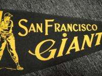   Vintage San Francisco Giants Baseball Pennant Candlestick Park  