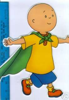CAILLOU wall stickers 18 big decals room decor toys baseball bugs kite 