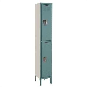   Stock Lockers   Double Tier   1 Section (Unassembled)