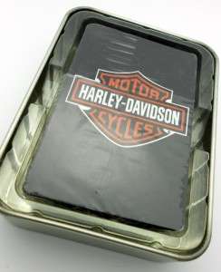   Davidson Motor Cycles Playing Cards Deck Game Collectors Tin Gift Box