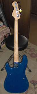 Fender Squire P Bass Blue 20th Anniversary Bass Guitar China Crafted 