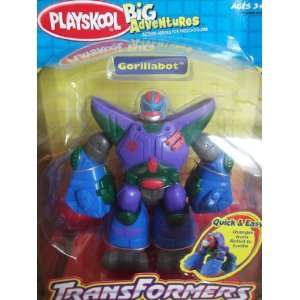  Transformers Plaskool Big Adventures Gorillabot Toys 