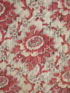   18th /19 thcentury quilt Bed hanging ticking daybed cover c1830  