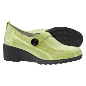   Tip Tee Toe Womens Wedge   Citron Green Golf Shoes