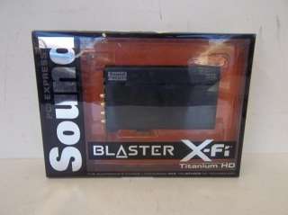Creative THX SB1270 Sound Blaster X Fi Titanium HD Internal Sound Card 