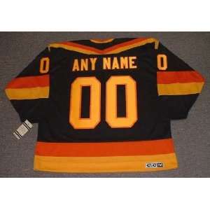 VANCOUVER CANUCKS 1980s CCM Vintage Throwback Away NHL Hockey Jersey 