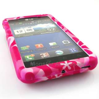 Pink Daisys Hard Case Snap On Cover For LG Thrill 4G  