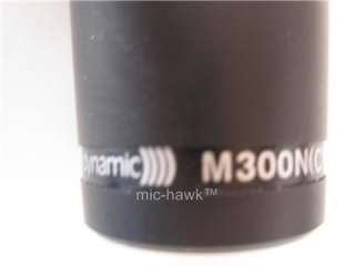 BEYER BEYERDYNAMIC M300 VINTAGE DYNAMIC CARDIOID MICROPHONE W/CLIP+XLR 