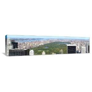 Manhattan, NYC from the Rockefeller Center   Gallery Wrapped Canvas 