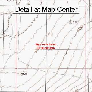   Map   Big Creek Ranch, Nevada (Folded/Waterproof)