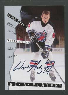 1994/95 Be A Player Autograph #108 Wayne Gretzky Auto Autographed 