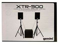 NEW GEMINI XTR 500SYS 15 ACTIVE SUB+ (2) 10 SPEAKERS  