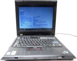 IBM Thinkpad G40 14 Laptop  2.8GHz Pentium 4  512mb PC 2700  CD 