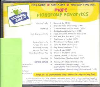   ME MORE PLAYGROUP FAVORITES PARENTS AND CHILDRENS SING ALONG MUSIC CD
