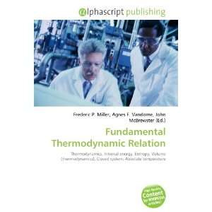  Fundamental Thermodynamic Relation (9786134139656) Books