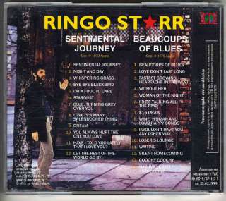 RINGO STARR Sentimental Journey/Beaucoups of Blues CD  